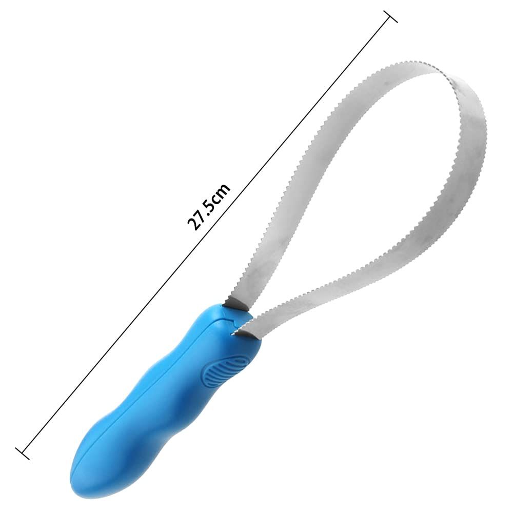 Dual-Sided Shedding Blade Horse Hair Brush Horse Shedding Tool Dog Grooming Tool with Soft Touch Grip Handle โ image 2