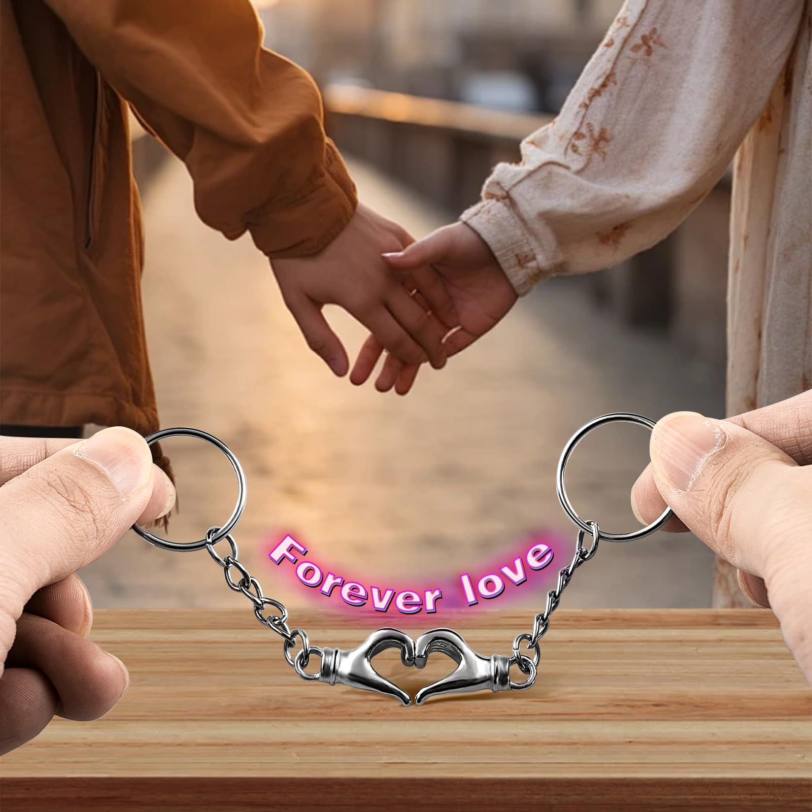Cute Keychain for Boyfriend Funny Valentines Gifts, Matching Keychains for Best Friends Boyfriend Girlfriend, Cute Couple Gifts — image 2