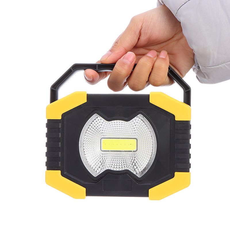 Strong Light Cob Searchlight Abs Outdoor Portable Flashlight Emergency Solar USB Charging Floodlight โ image 2