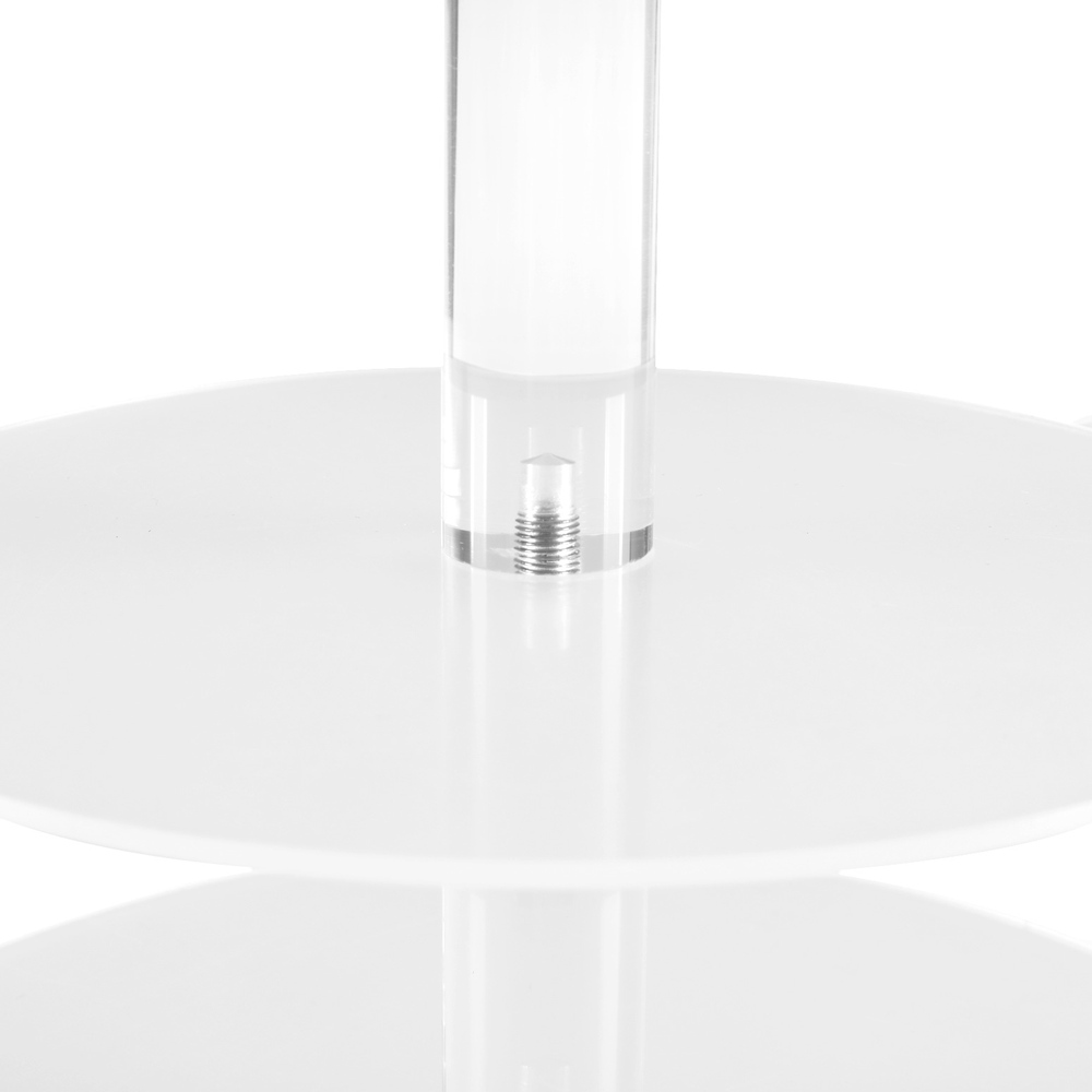 5-Star Chef Cake Stand 5 Tiers Acrylic Holder Display Round Clear Wedding Party — image 4