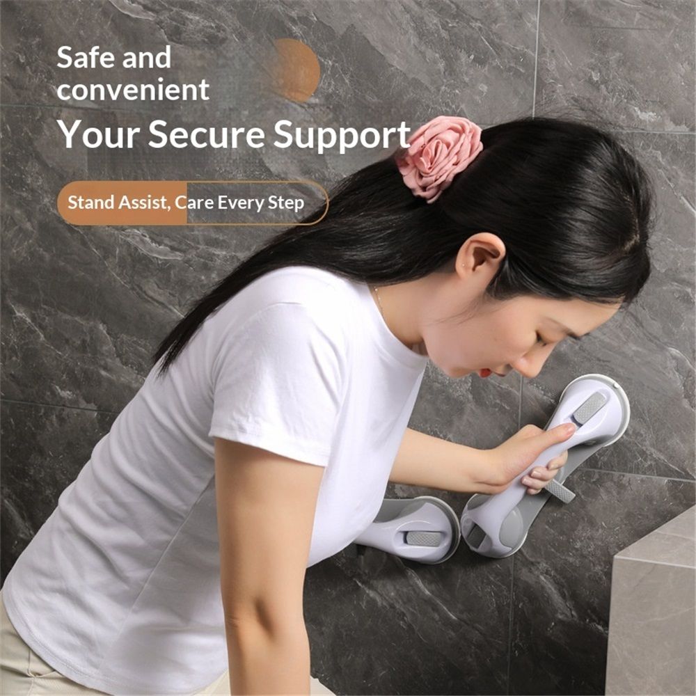 Shower Grab Bar Suction Cup 11 inch, Grab Bars for Bathtubs, Bathroom Safety Grip Shower Handle for Elderly and Seniors, Bath Handrails Removable & Reusable โ image 3