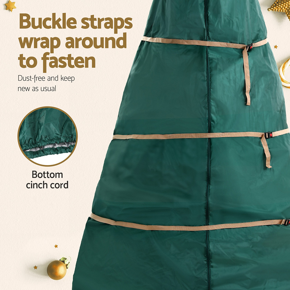 Jingle Jollys Christmas Tree Storage Bag Fits Up to 9ft Tree Xmas Bag Green โ image 6