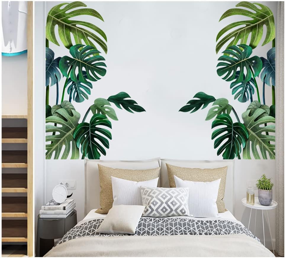 Green Plant Wall Sticker Tropical Wall Sticker, Plant Stickers, DIY — image 2