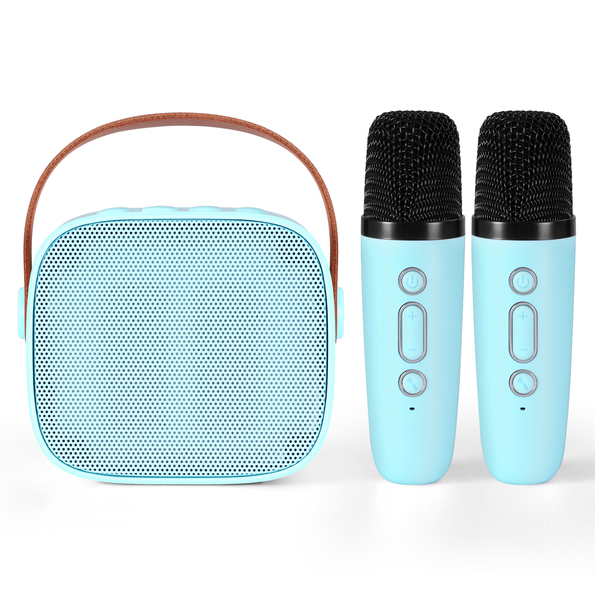 Alpha Mini Portable Karaoke Machine for Adults Kids with 2 Wireless Microphones โ image 3