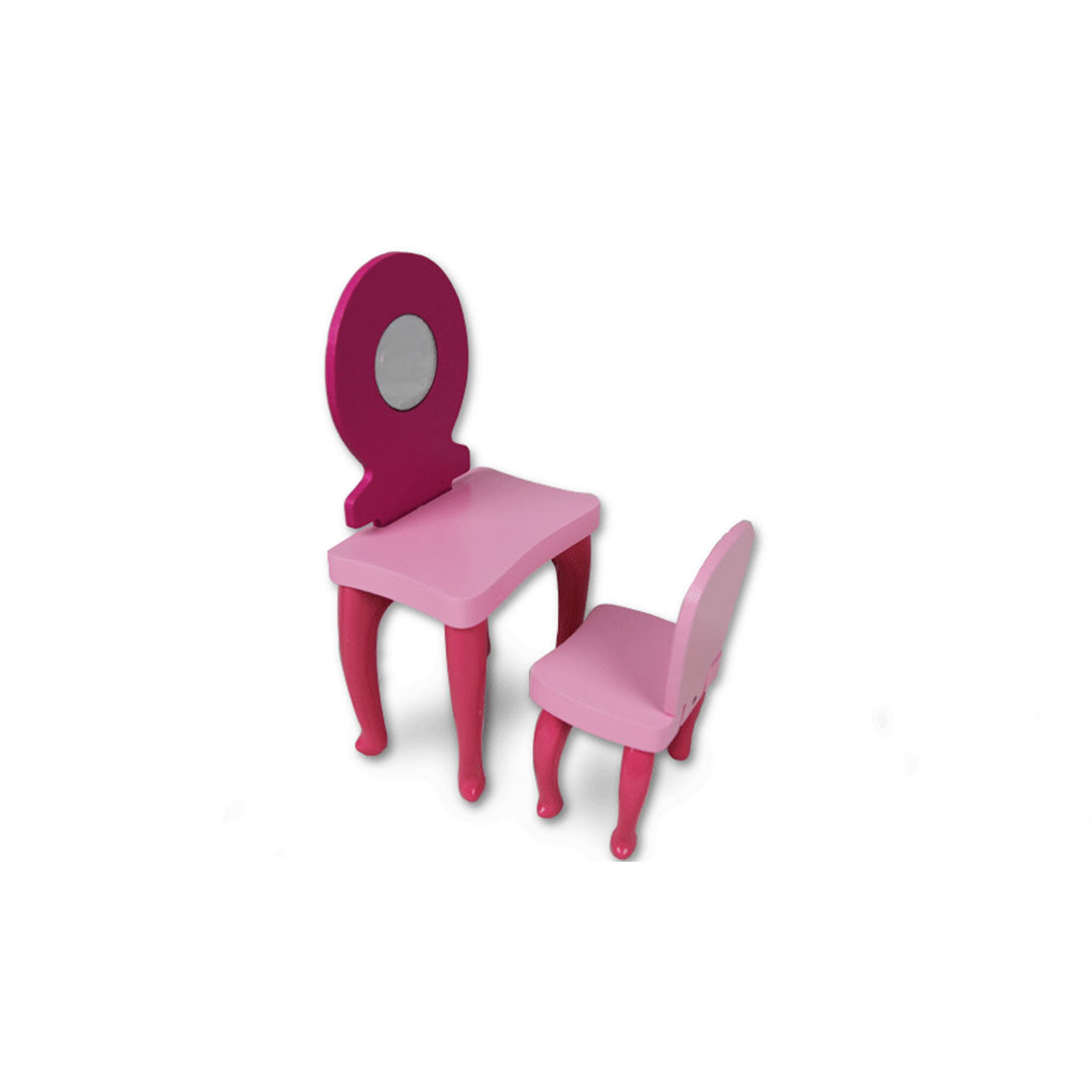 Large Wooden Dolls Doll House 3 Level Kids Pretend Play Toys Full Furniture โ image 4