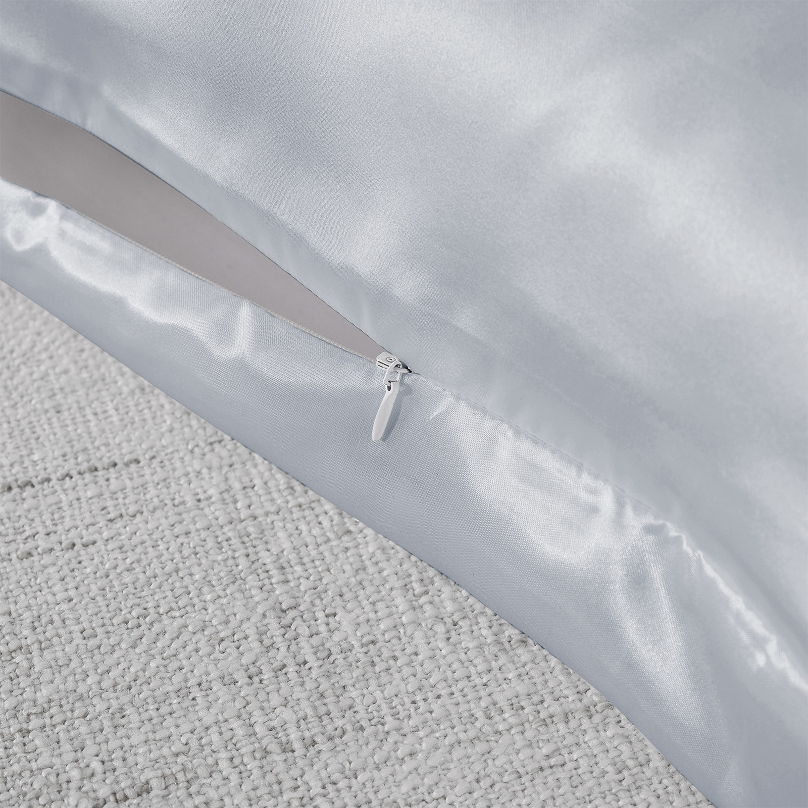 Royal Comfort Pure Silk Pillow Case 100% Mulberry Silk Hypoallergenic Pillowcase - Silver โ image 4