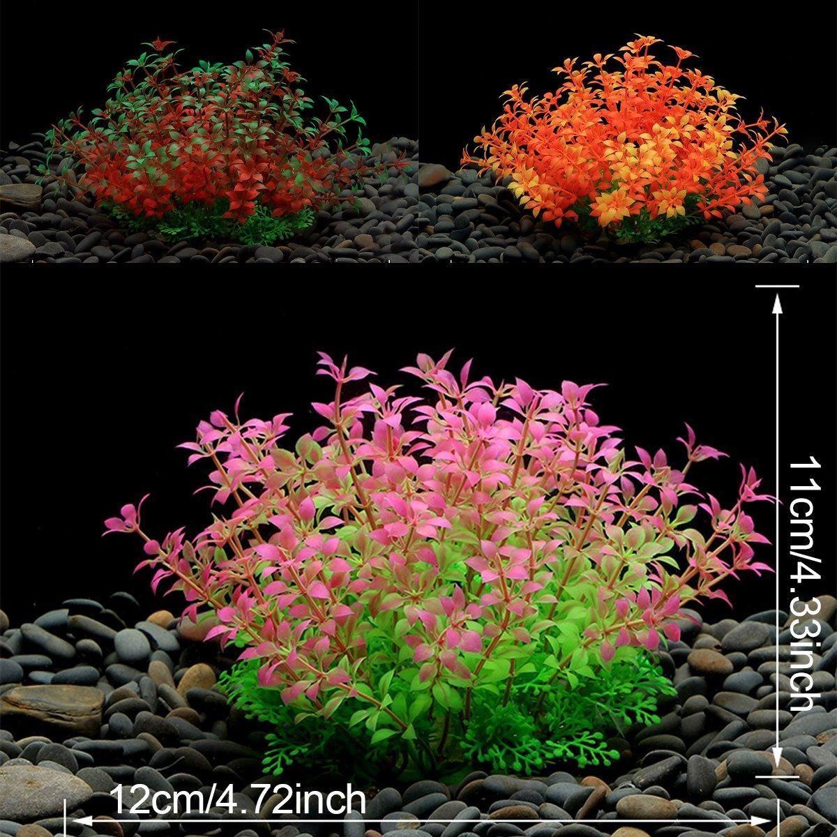 Artificial Water Grass Fish Tank Decoration Aquarium Landscape Simulation Plants - 01-3PCS โ image 5