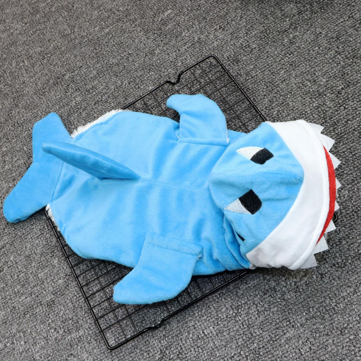 Pet Clothes Shark Transformation Outfit Odd Pet XS Shark clothes — image 3
