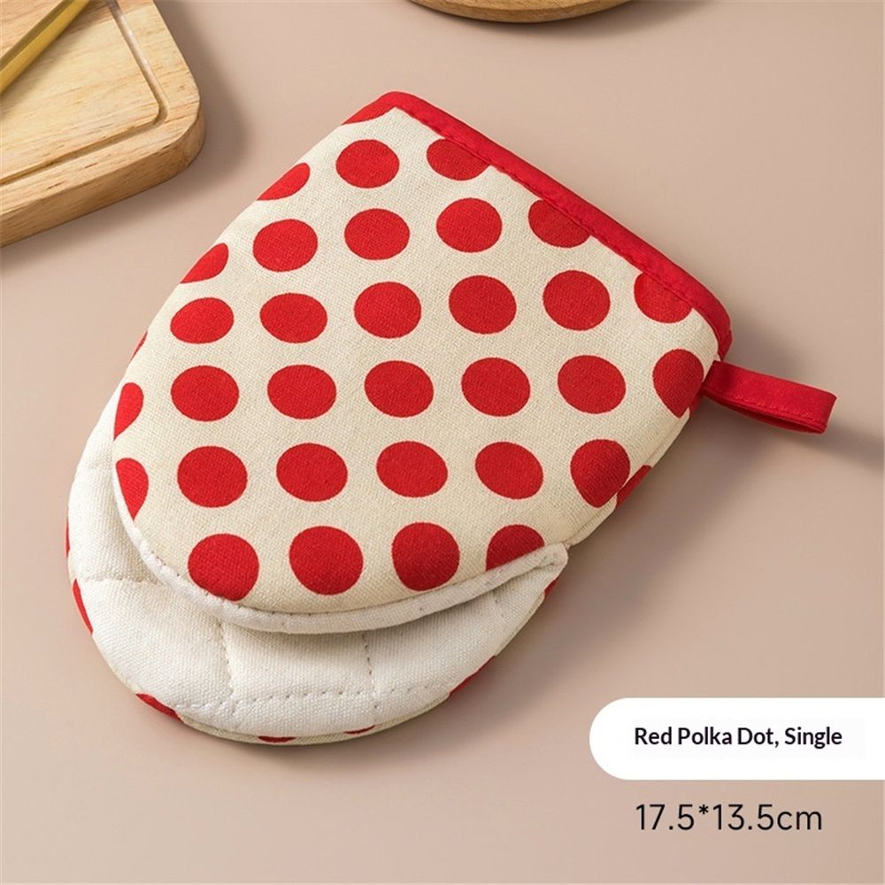 1 pair Mini Oven, Resistant Oven Gloves - Baking Mitts with Hanging Loops for Safe Cooking, Baking, Grilling โ image 2