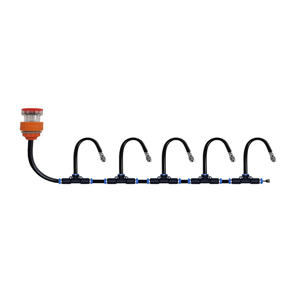 5M 10M 20M Garden Watering System Adjustable Spray Irrigation Hose Sprinkler - 10m — image 2