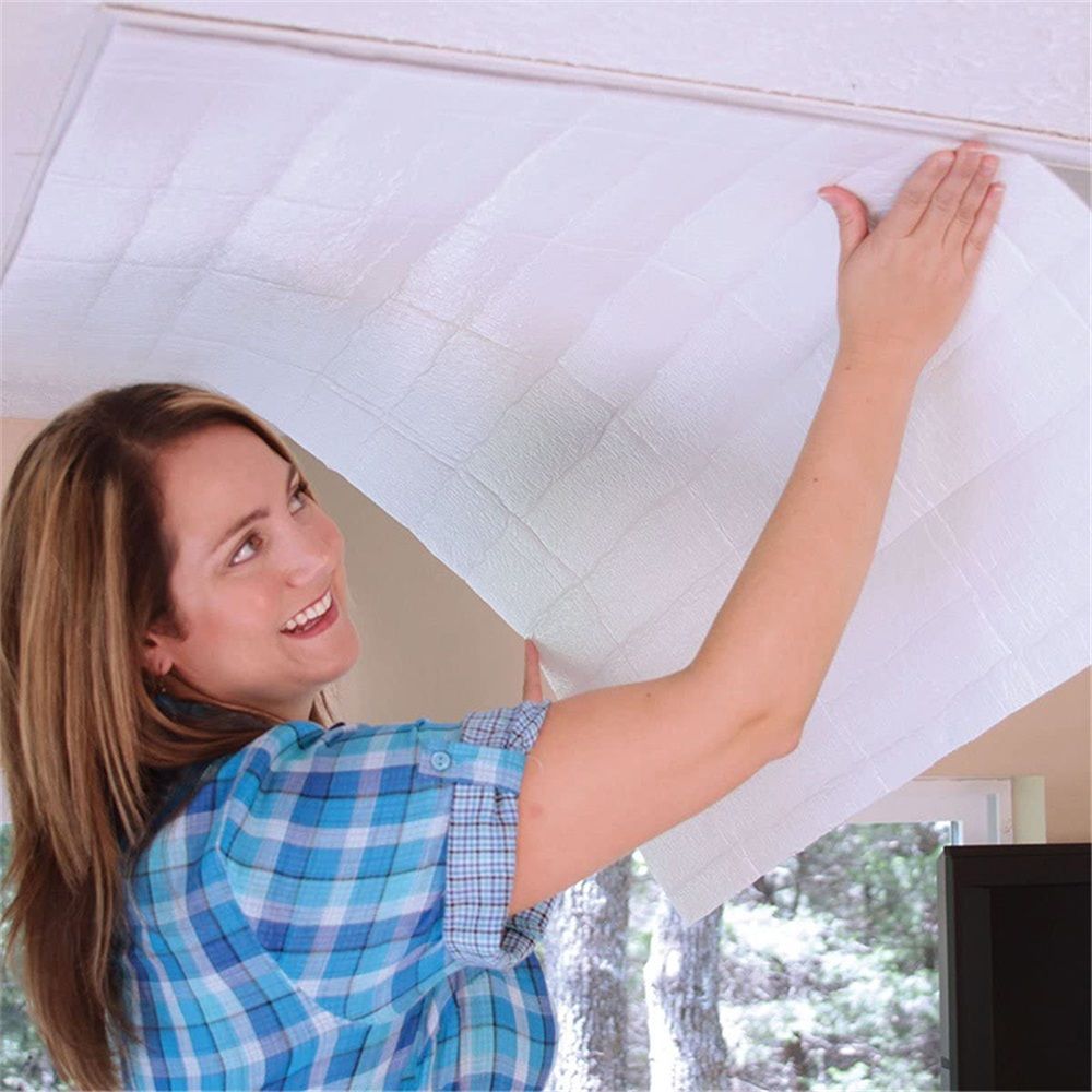 Attic Armour Attic Fan Cover, Door Whole House Attic Ceiling Fan Shutter Seal Cover, Whole House Fan Cover, 129 * 129cm（50.79in） — image 5