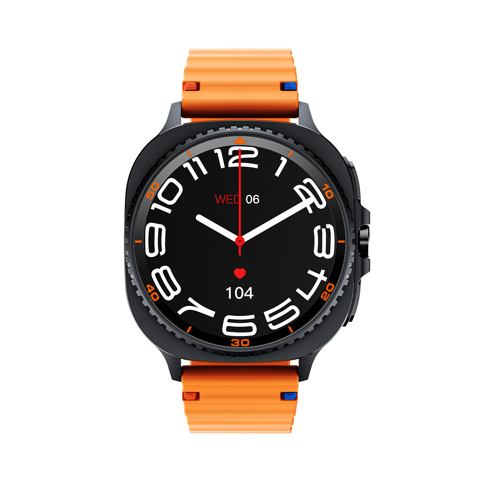 Watch8Classic-MA33 Fitness Smartwatch Bluetooth Call Waterproof Health Tracker for iPhone Android,Orange β image 2