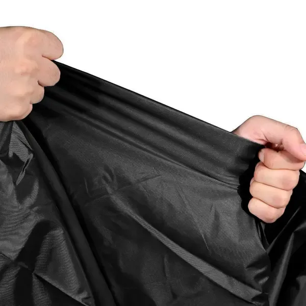 Waterproof Charcoal Grill Cover UV Resistant Weatherproof Protection for Outdoor Camping Black 124 × 65 × 101 cm — image 3