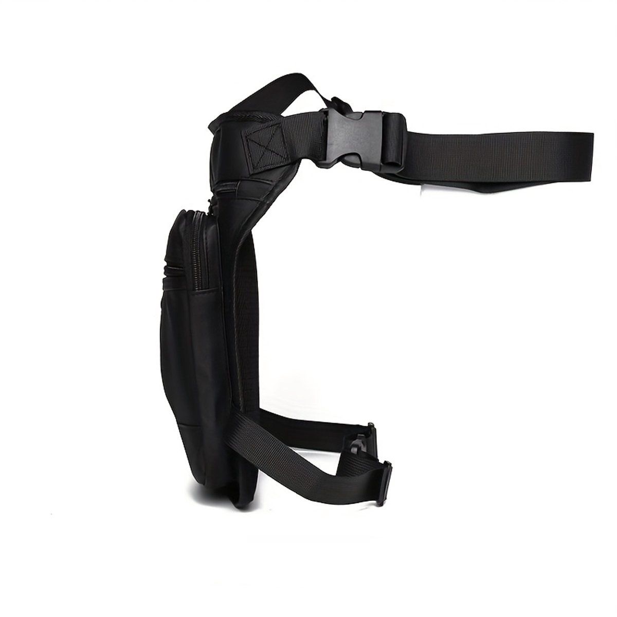 Water-Resistant Oxford Leg Bag with Adjustable Waist and Thigh Straps, Compact Motorcycle Crossbody Bag for Cycling, Hiking and Travel โ image 2