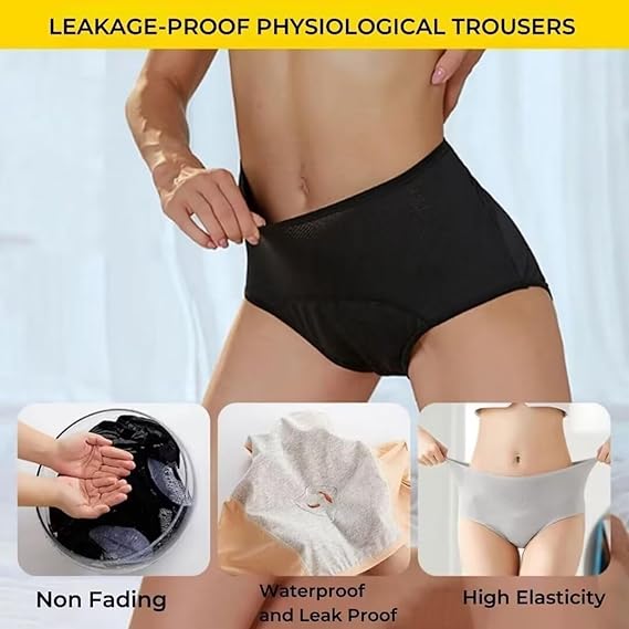 Women's 8-Pack Leakproof Briefs 2XL Multi-Coloured Underwear — image 5