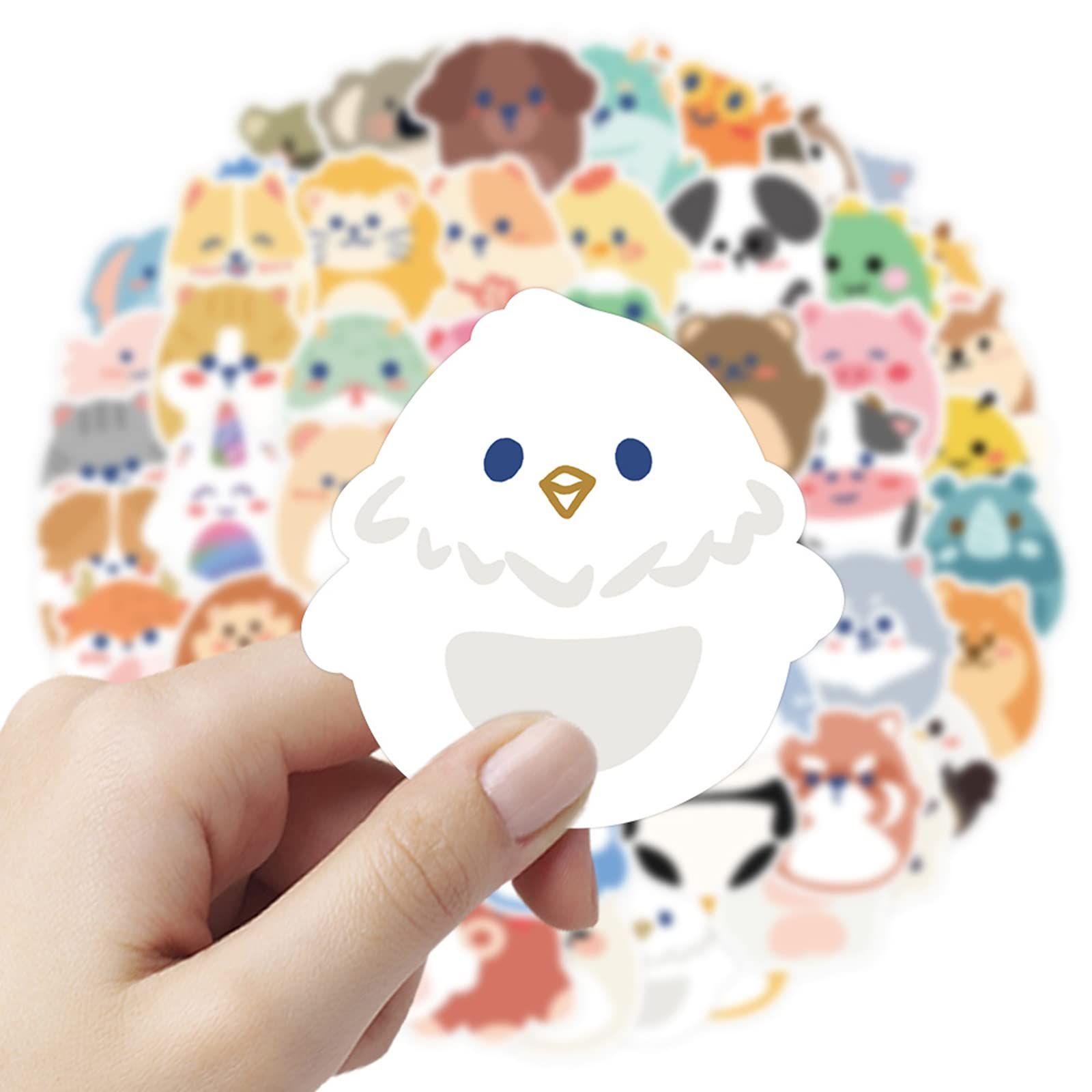 60Pcs Cartoon Animals Stickers for Kids Water Bottle Laptop Bicycle Luggage Guitar DIY Art Decal Patches Skateboard Waterproof โ image 3
