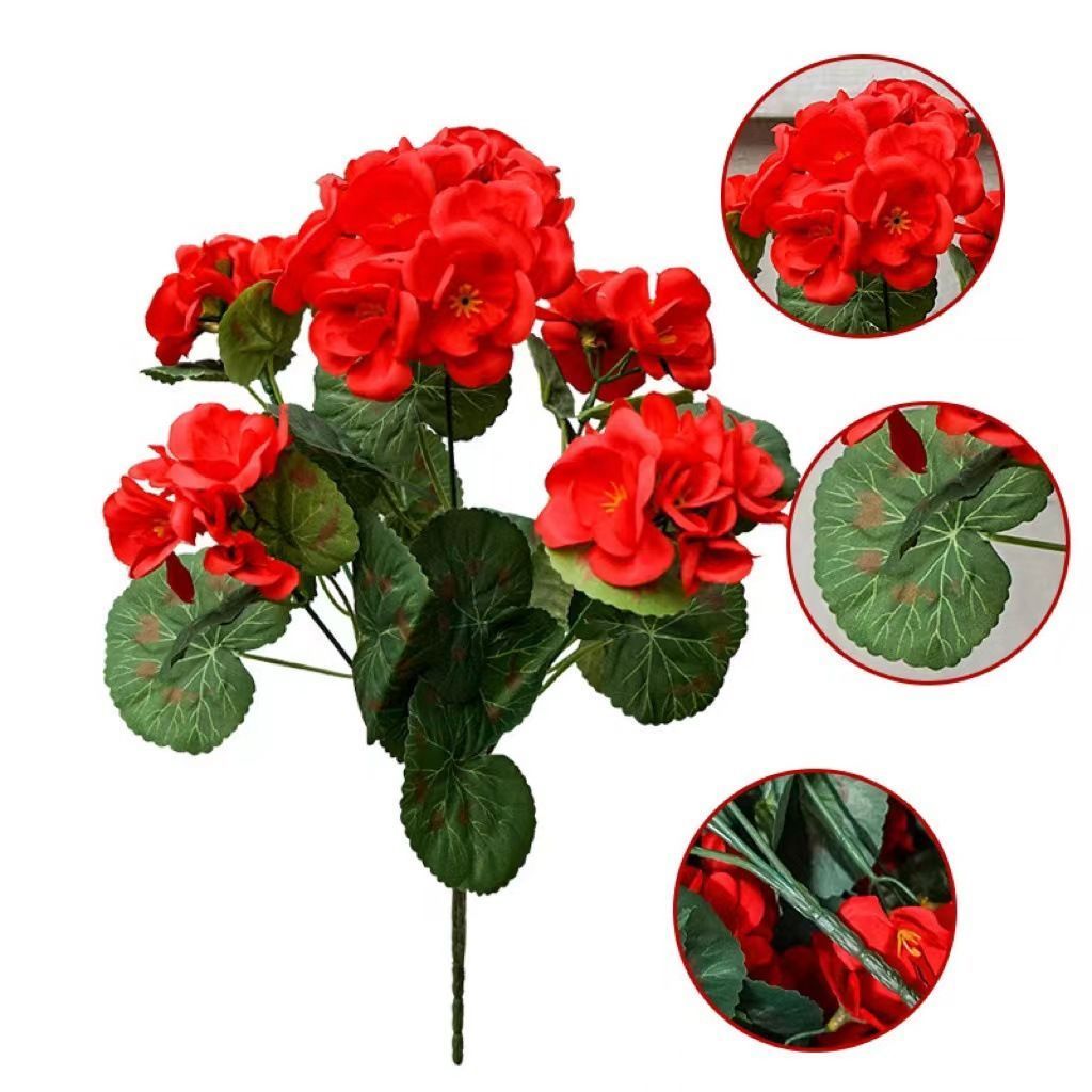 Artificial Flowers Peach Color — image 2
