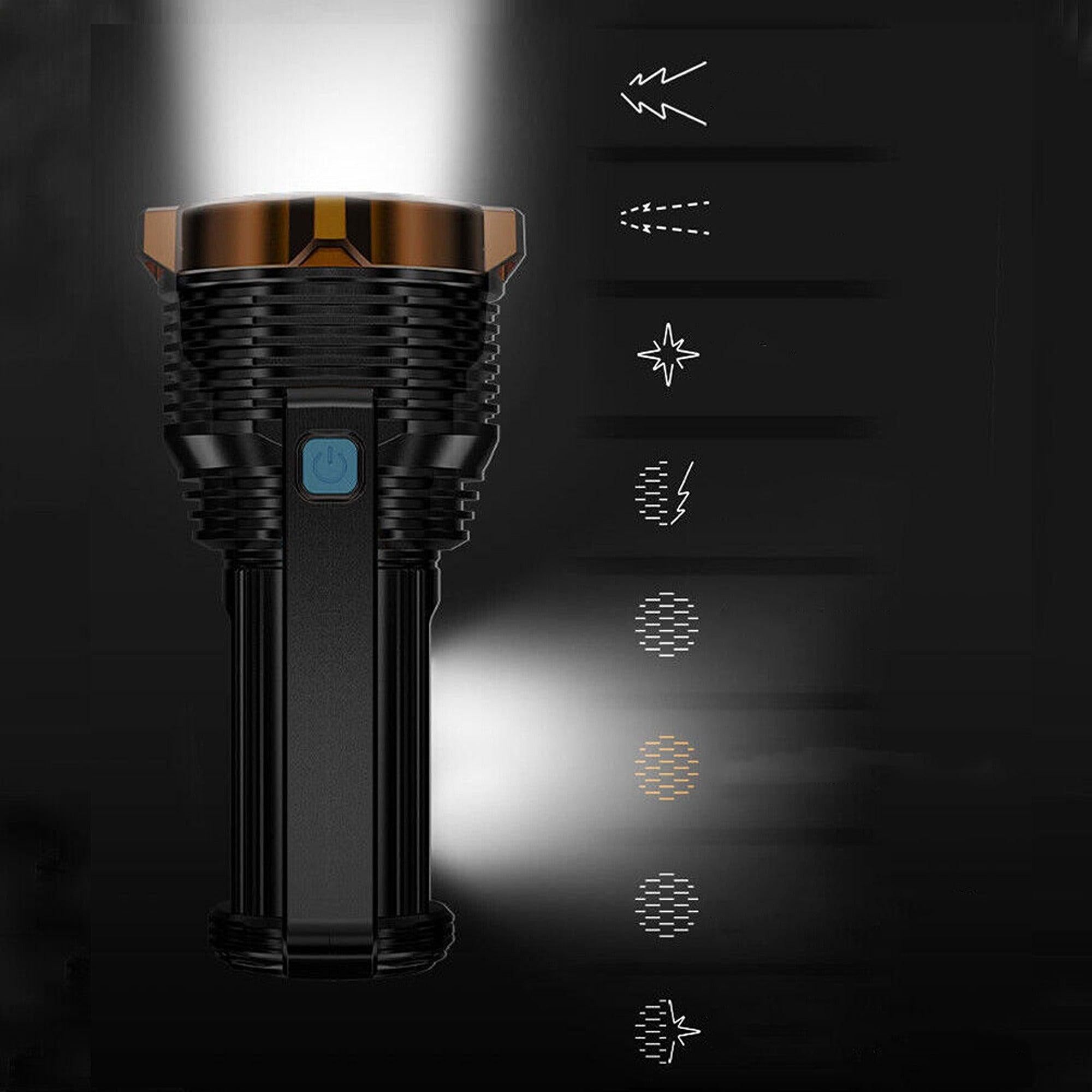 Super Bright Flashlight USB Rechargeable LED Torch Lamp — image 4