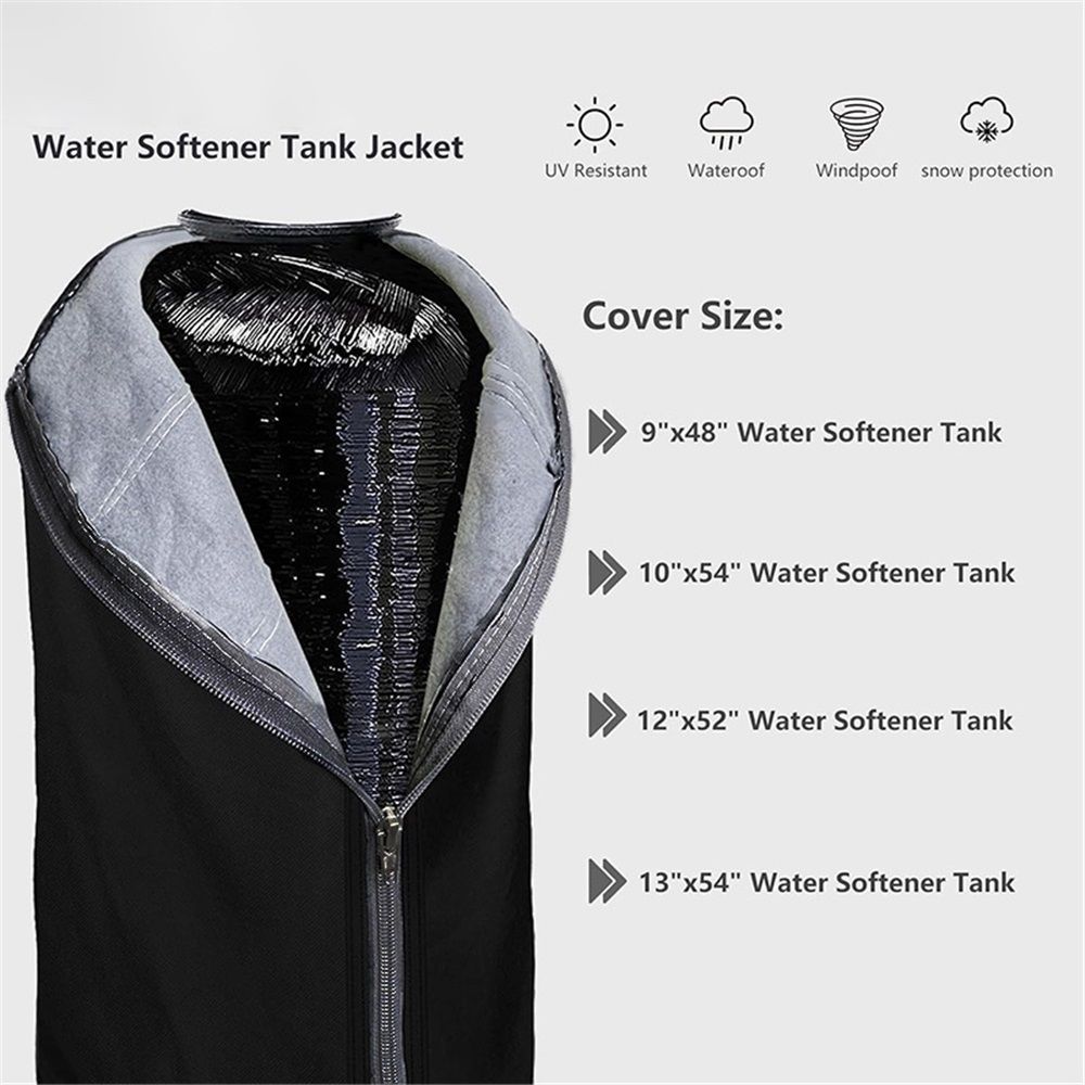 Water Softener Cover Outdoor, 3 Layers Insulation Water Softener Tank Jacket, Heavy Duty Outdoor Insulated Water Softener Tank Cover, Water Softener Covers for — image 3
