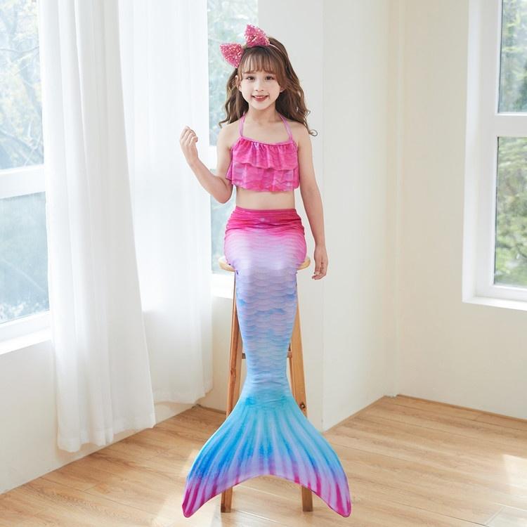 Mermaid Swimsuit Monofin Fins Kids L (7-9 Years) Package A 3 pcs — image 5