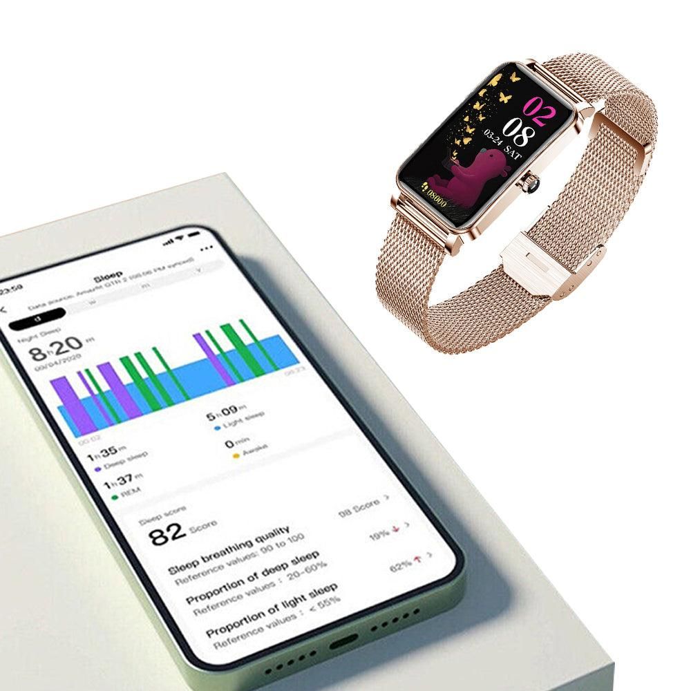 Smart Watch for Women Fitness Tracker Sport Bracelet for Android iOS Phones Gold โ image 6