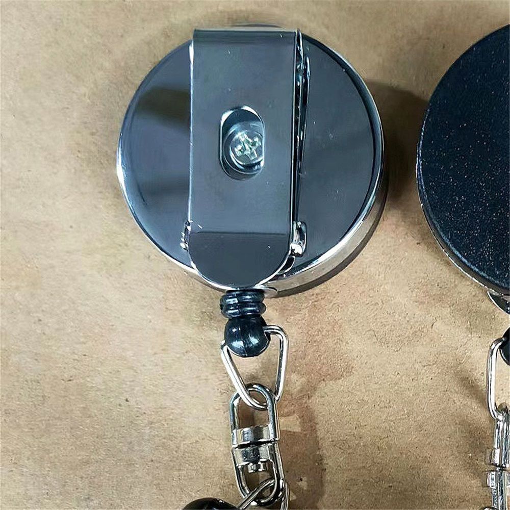 2 pack Pool Chalk Holder - Billiard Pool Cue Chalk Keeper Case Cover with Retractable Key Ring & Belt Clip, Accessories for Game Training & Practice โ image 2