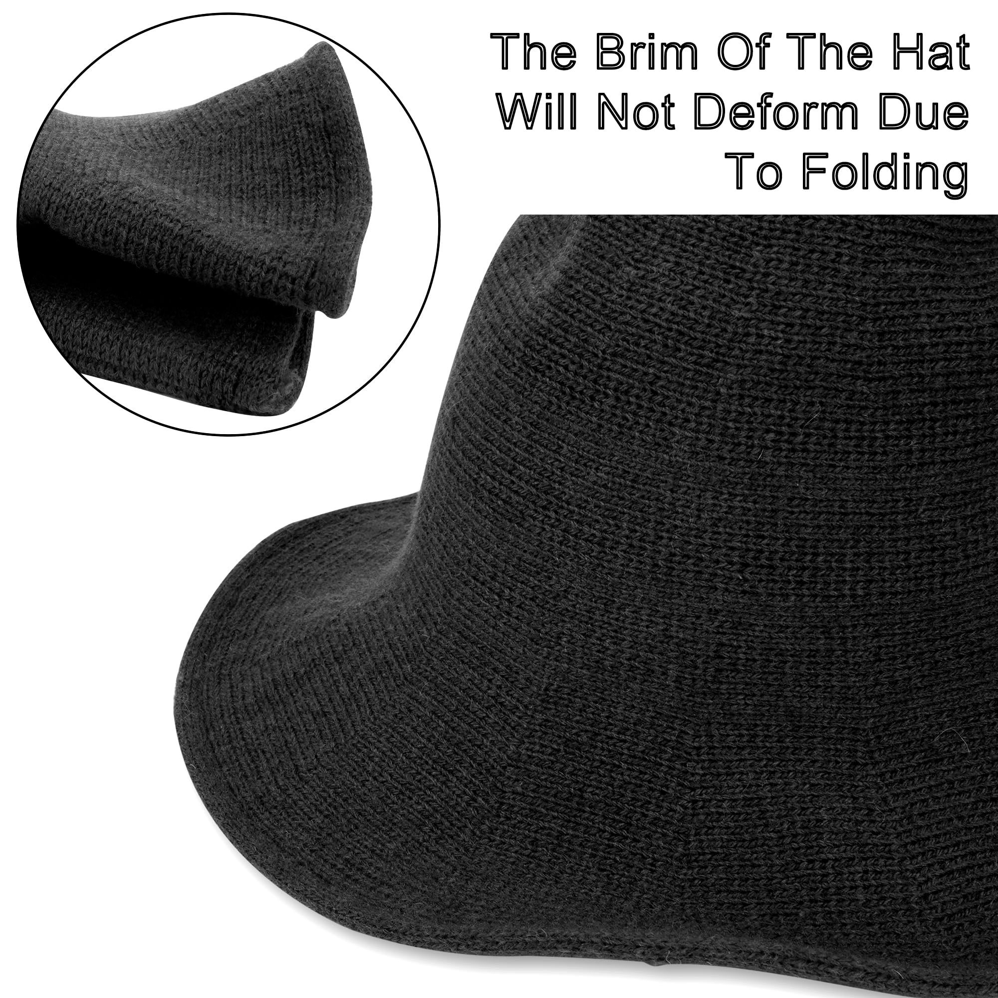 Halloween witch hat, women's wide brimmed foldable pointed hat, Halloween party costume accessories. Witch Hat Wool — image 4