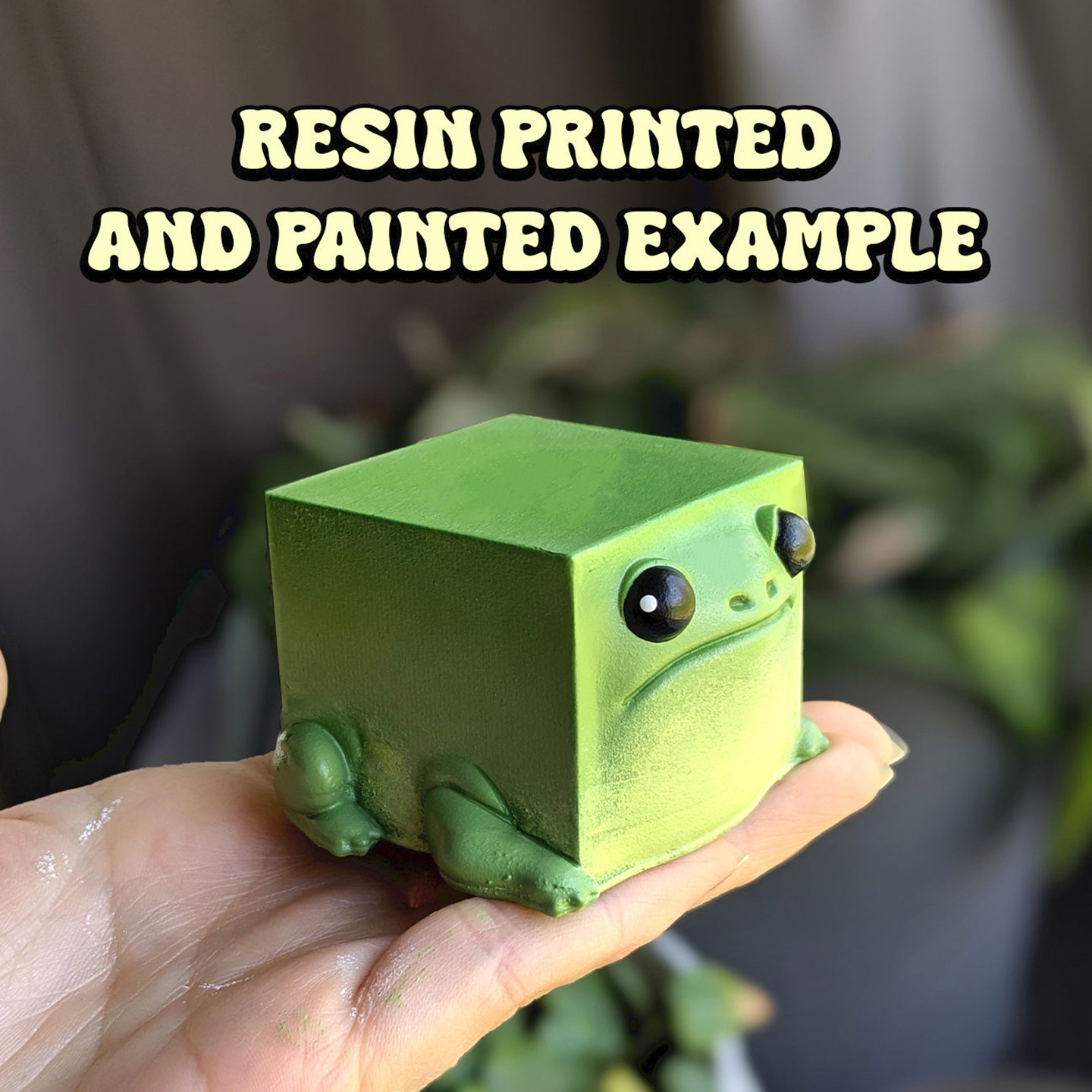Adorable Ugly-Cute Frog Resin Figurine – 2-Pack Set for Desk, Home & Office Decor — image 2