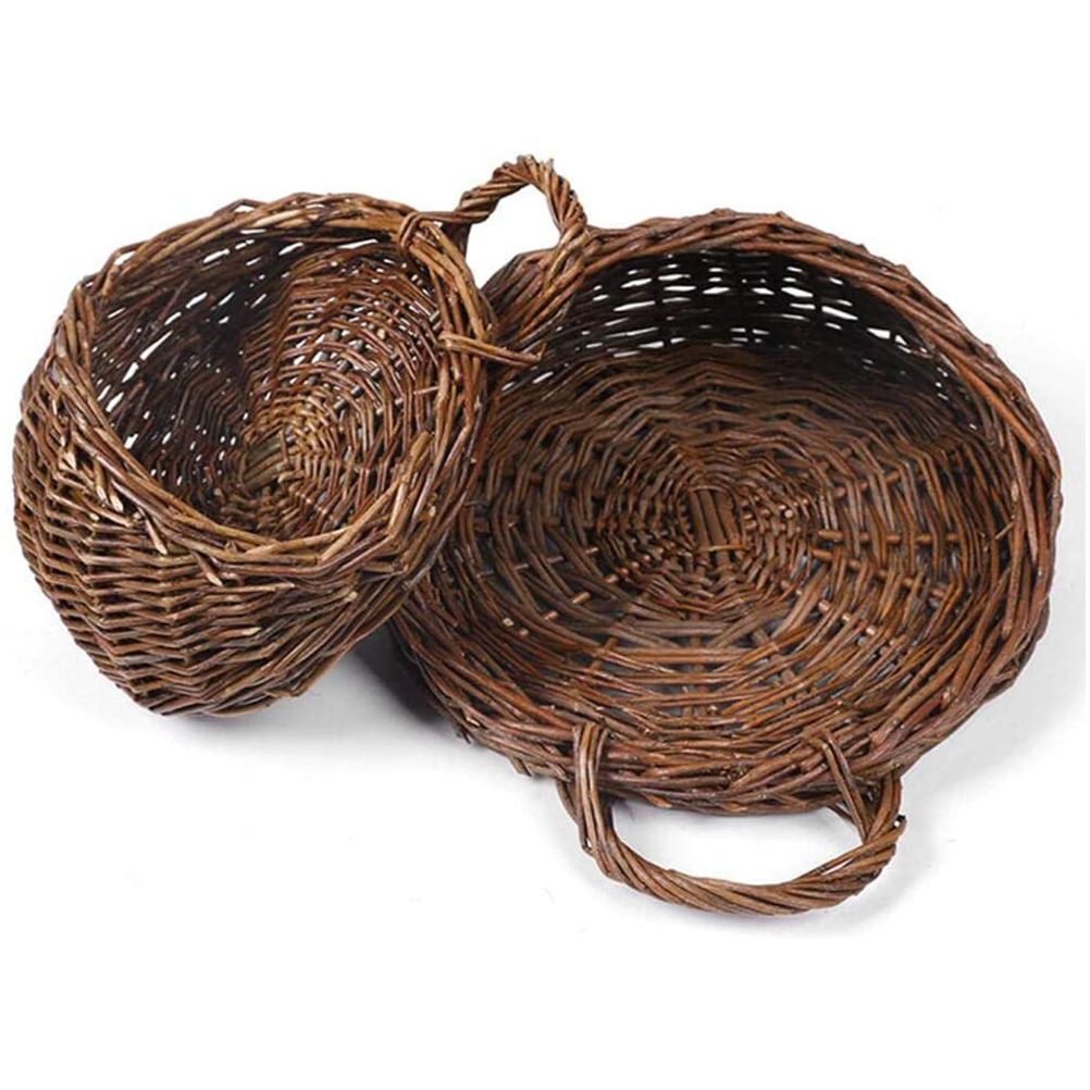 Hanging Flower Pot Plant Basket Wall Decoration Wall Hanging Plant Pots Basket Hanger Hanging Planters for Garden Wall Decor — image 5