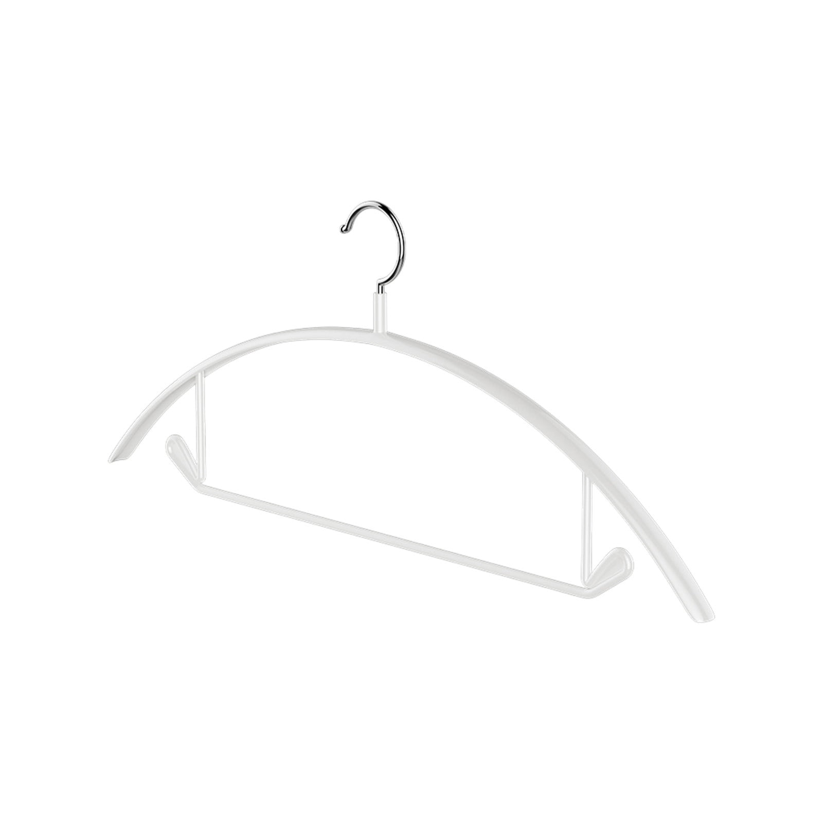 Premium Velvet Hangers, Heavyduty- Non Slip No Shoulder Bump Suit Hanger - Chrome Hooks,Space Saving Round Clothes Hanger for