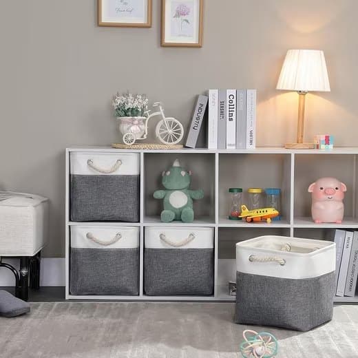 33 Pack Storage Basket Cube for Clothes and Toys, 33x33x33 cm, Perfect for Home Use — image 4
