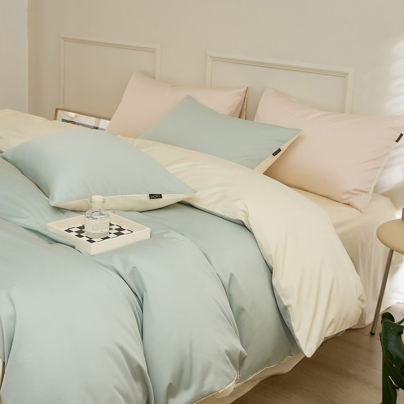 MSY 100 Count Pure Cotton Bedding Set 1.2m sheets set of three (quilt cover 150*200cm) — image 4
