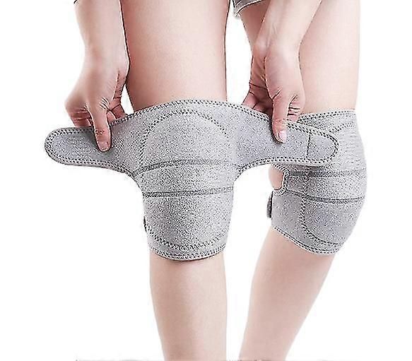 Sports elastic knee pads fitness knee pads (Rose Red) โ image 4