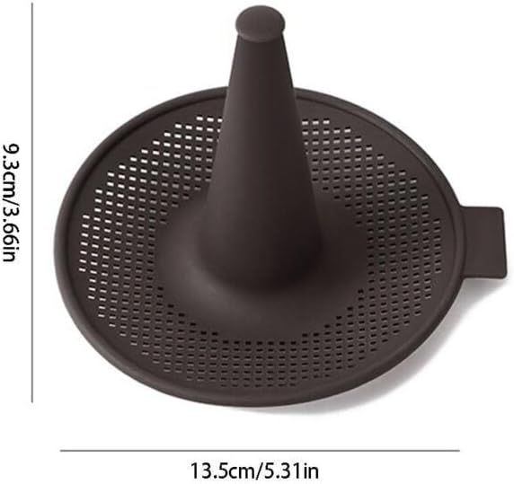 Silicone Donut Baking Mould for Homemade Baking - Heat Range -30℃ to 230℃, Non Stick Pastry Pans with Perforated Base & Cone Centre (5pcs Coffee) — image 5