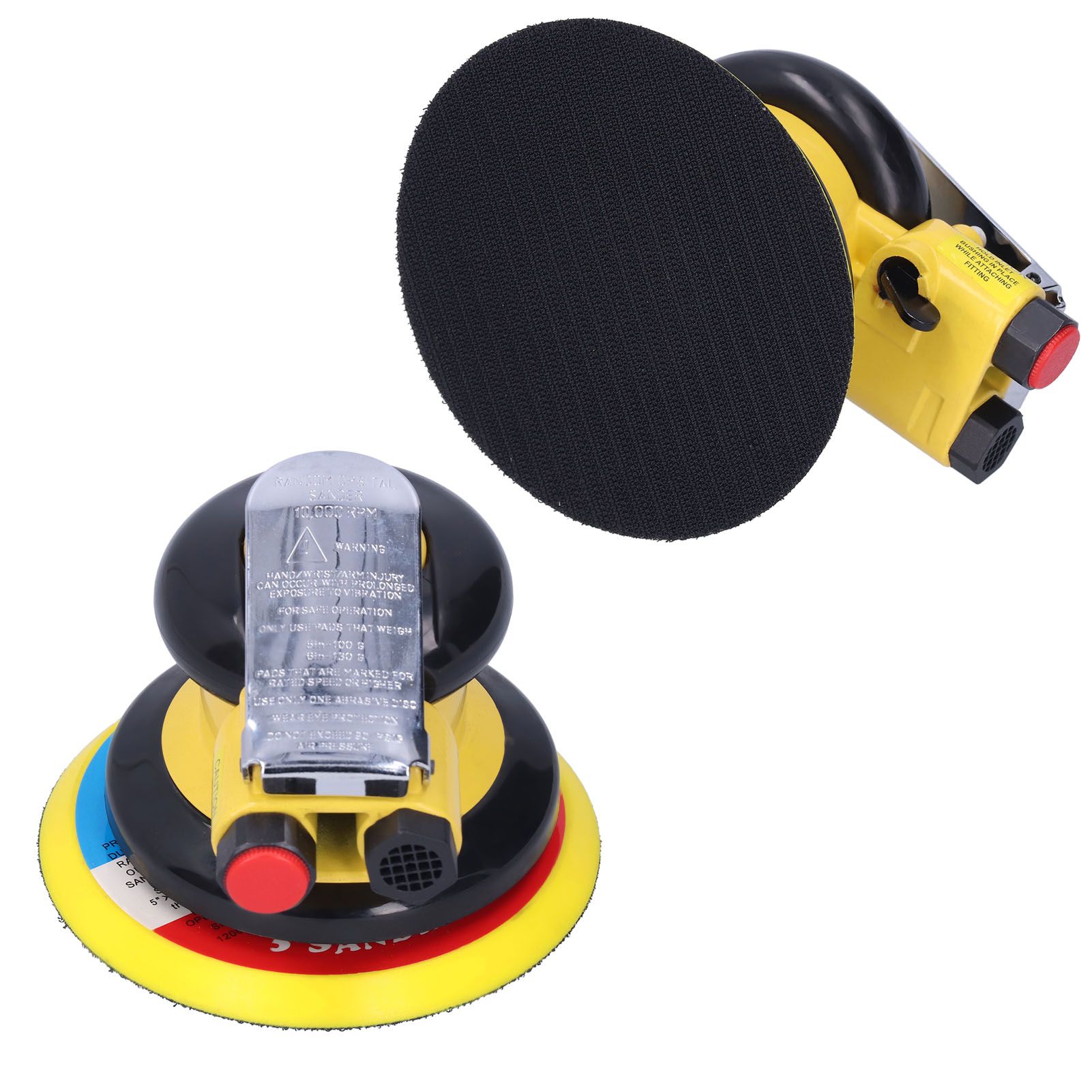 5in Pneumatic Polisher Air Sander 10000RPM Grinding Sanding Machine for Wood Metal Fiberglass — image 4