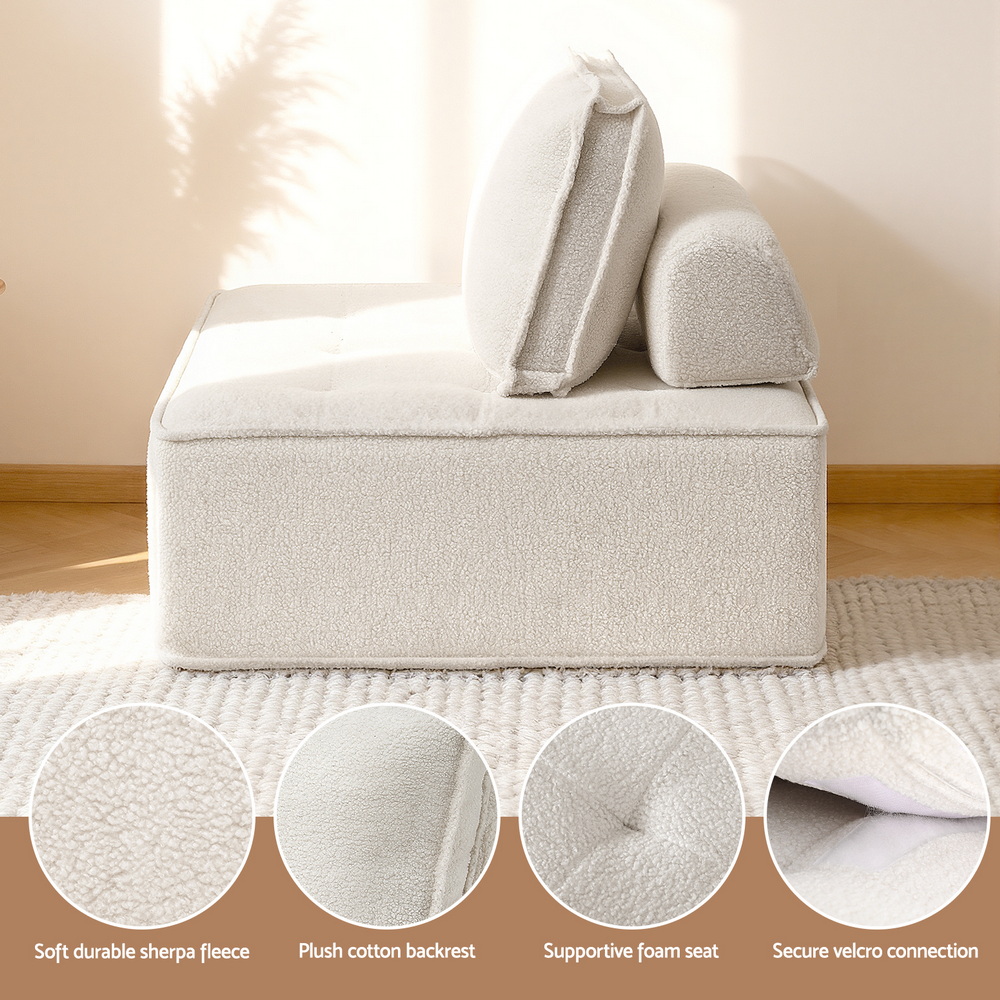 Artiss Floor Sofa Lounge Chair 6 Seater with Pillow โ image 5