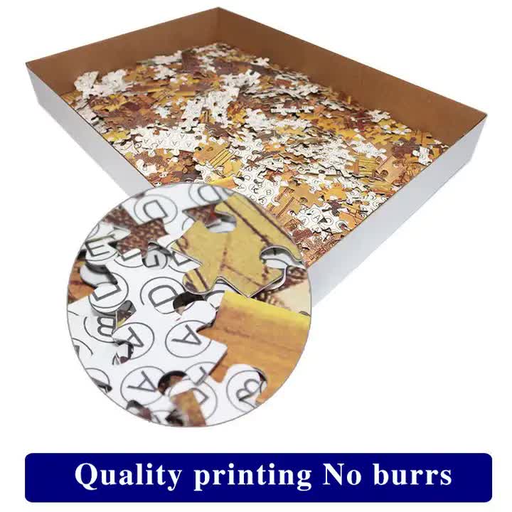 (2 PCS) 1000-Piece Christmas train Jigsaw Puzzle - High Difficulty Stress-Relief Toy โ image 4
