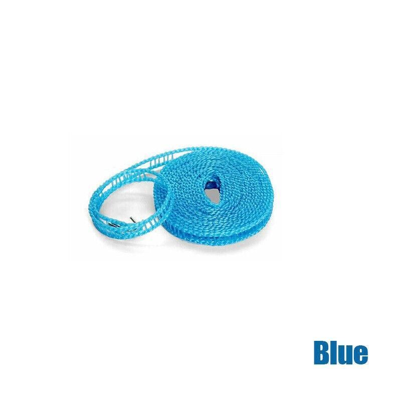Portable 5M Travel Clothes Line Washing Rope Non Slip Airer Laundry Clothesline - Green โ image 5