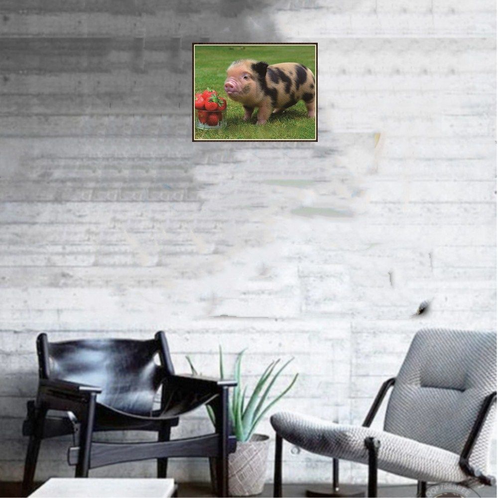 Semi diamond Small Animals Series DIY Rhinestone Painting Living Room Decoration Art Craft 03 — image 6