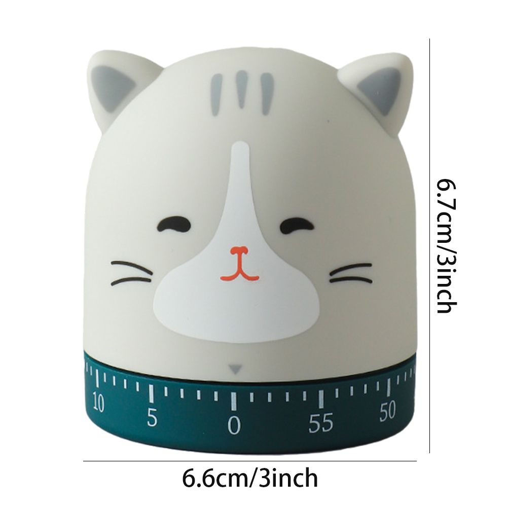 Cute Cat Timer Kitchen 60 Minutes Timer 360 Degree Rotating Timer for Baking and Boiling โ image 2