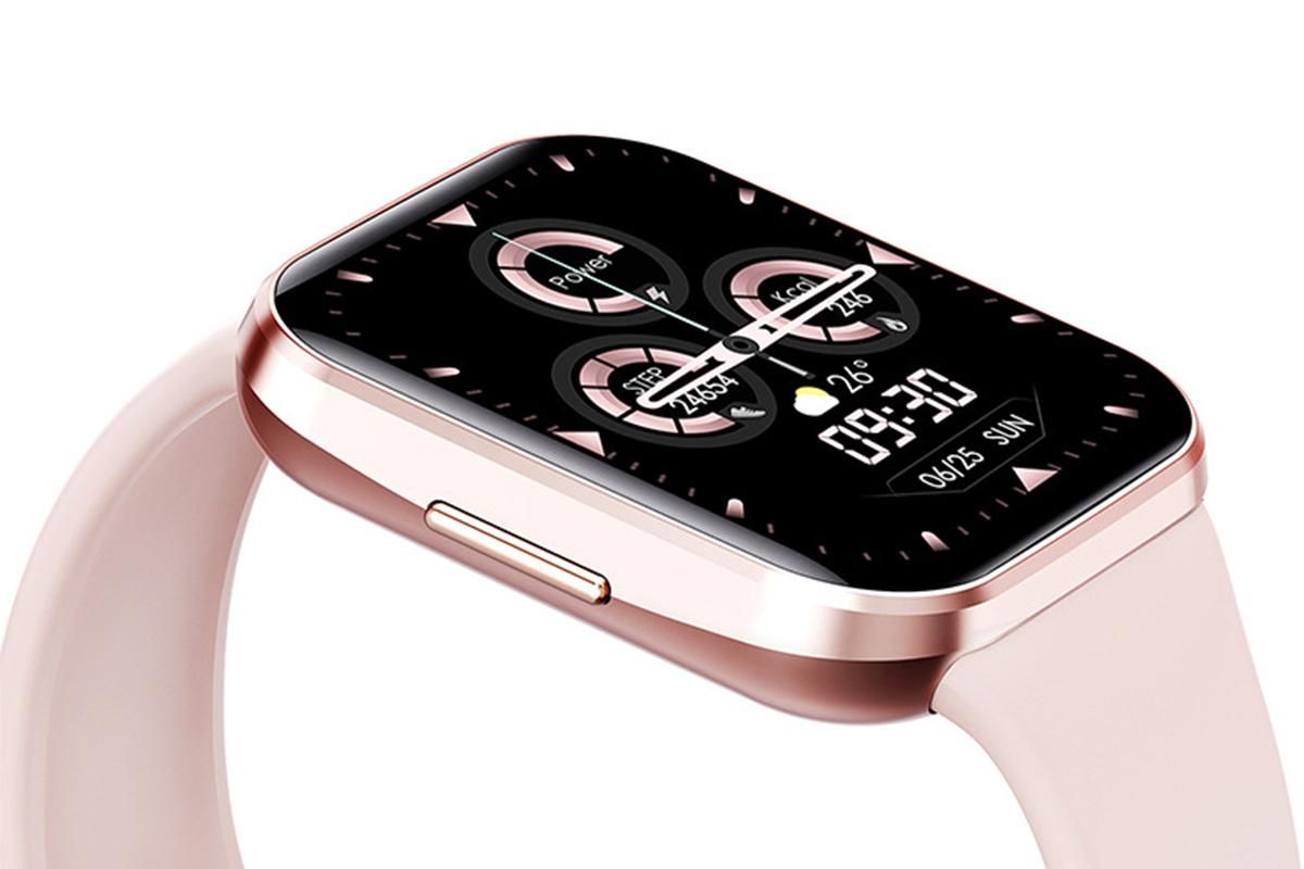 Smart Watch Fitness Tracker Heart Rate 25 Sport Modes for Men Women-Pink — image 3