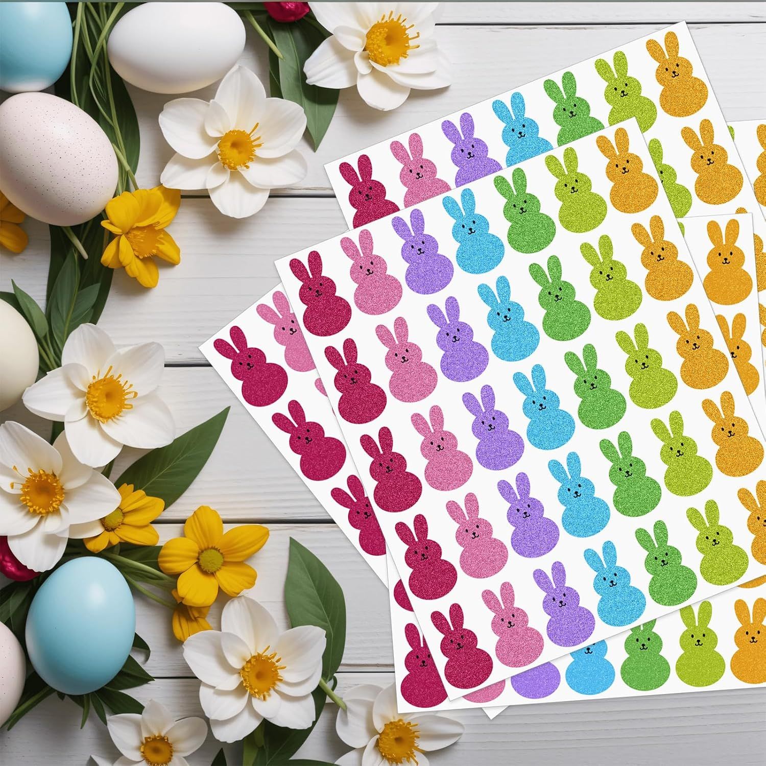 10 Sheets Holiday Stickers, Total 350 Pieces Colourful Self‑Adhesive Festive Stickers for Envelopes, Gift Seals, Party Bags, Cards and Craft Decoration — image 3