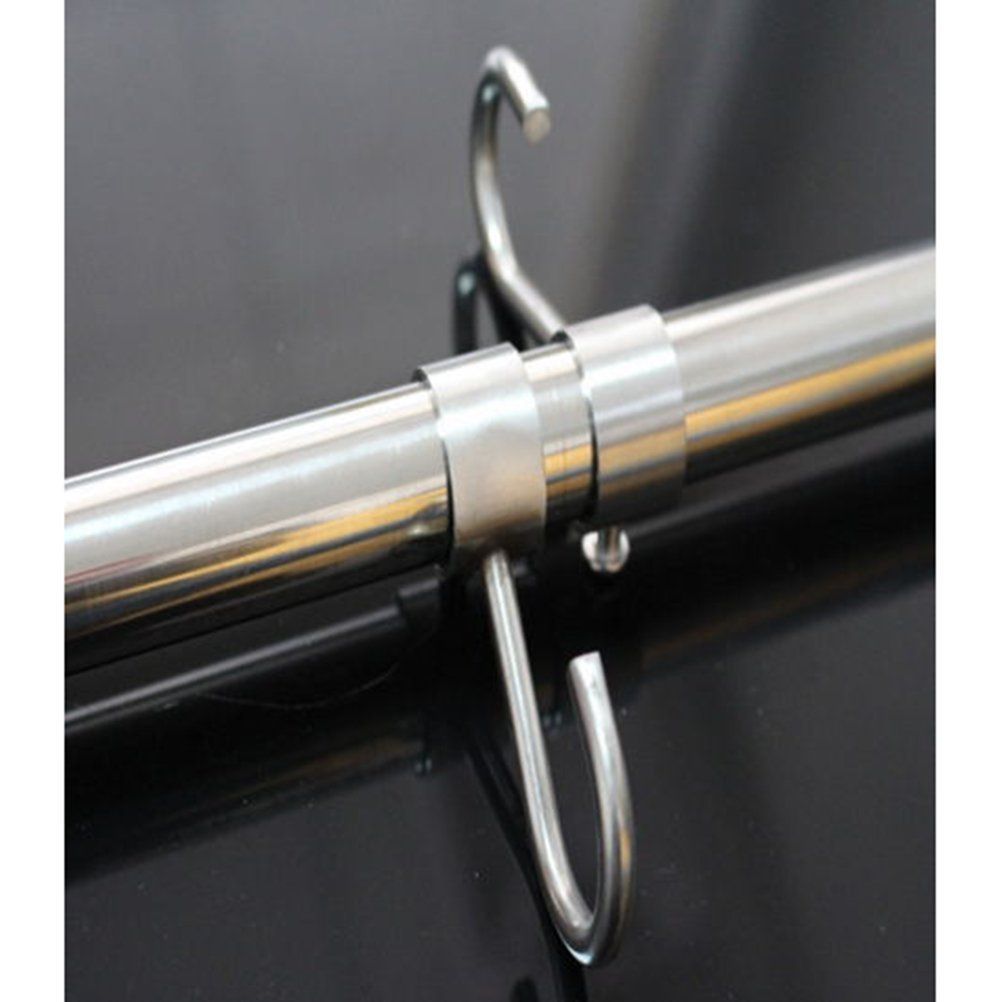 10Pcs 26mm/1.02inch Kitchen Pan Hooks Stainless Steel Pot Hooks Wall Rod Clothes Hooks for 25mm Rod โ image 2