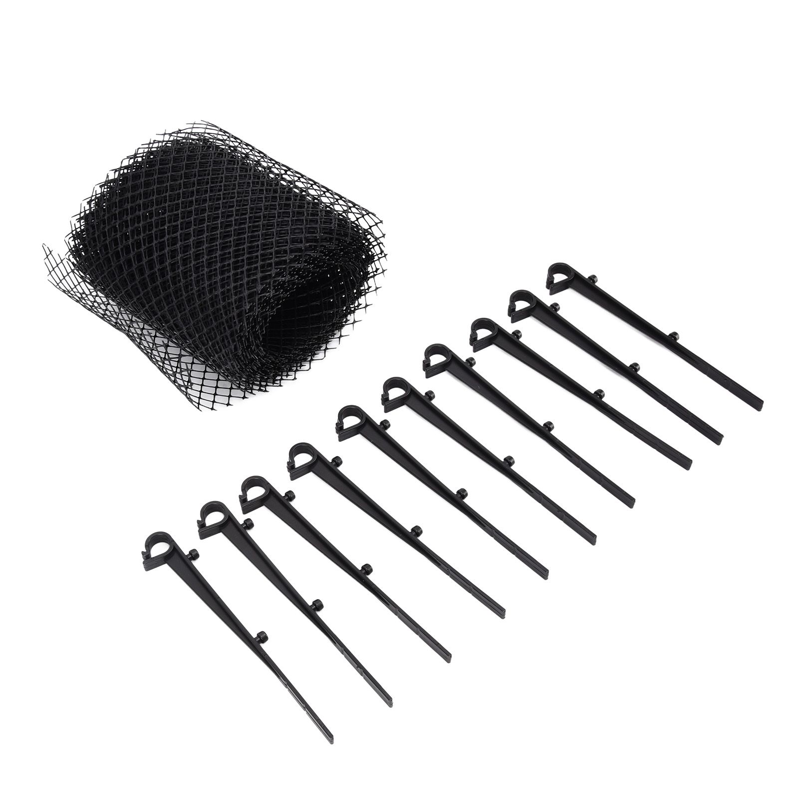 Reusable Plastic Drain Gutter Guard Mesh Protector Outdoor Anti Clogging Leaf Debris Protective Net 600x15cm โ image 2