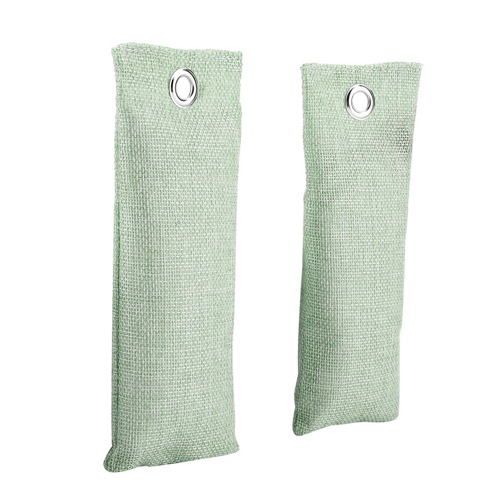 2Bags Bamboo Charcoal Home Car Air Purifier Activated Carbon Shoes Deodorant Bag(Light Green) — image 6
