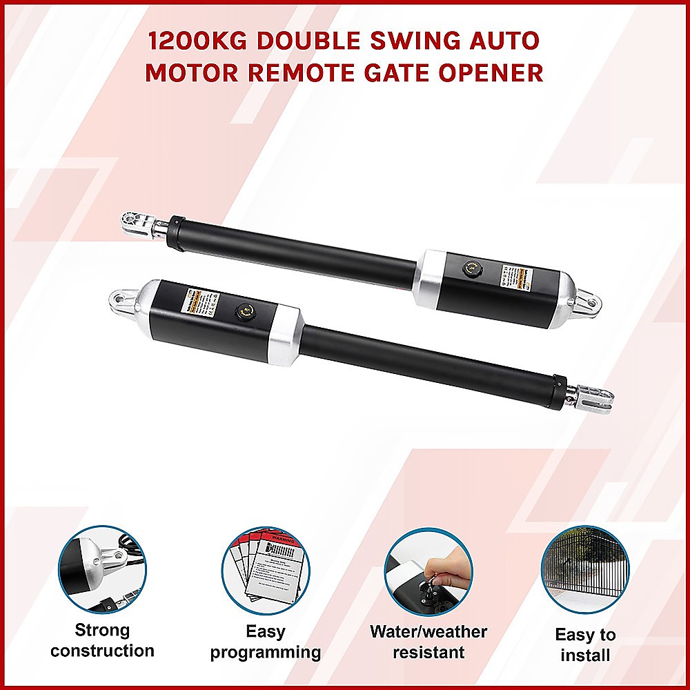 1200KG Double Swing Auto Motor Remote Gate Opener — image 3