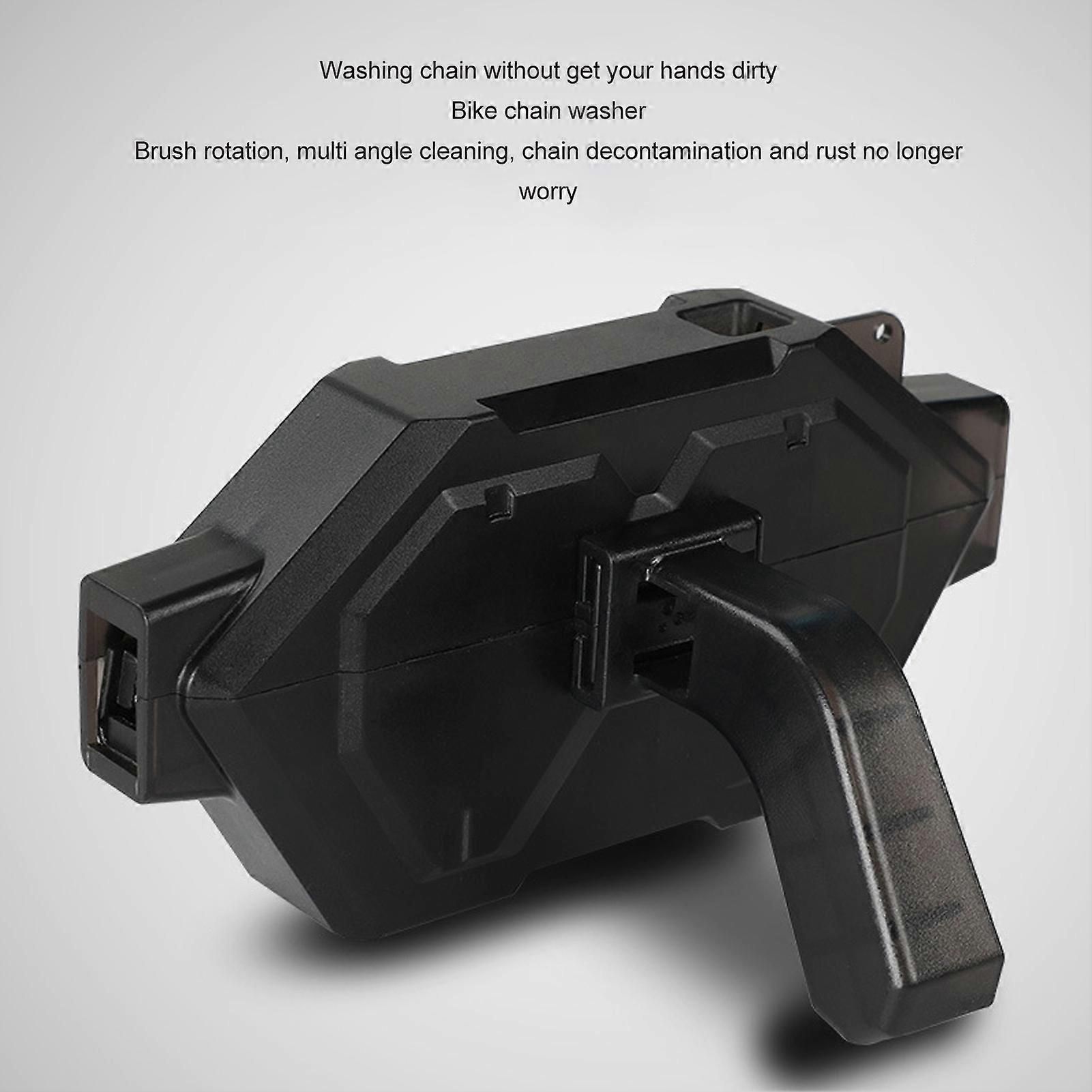 Bike Chain Scrubber ABS Portable Cycling Chain Cleaner Tool for Road and Mountain Bikes Easy Maintenance Durable Design β image 4