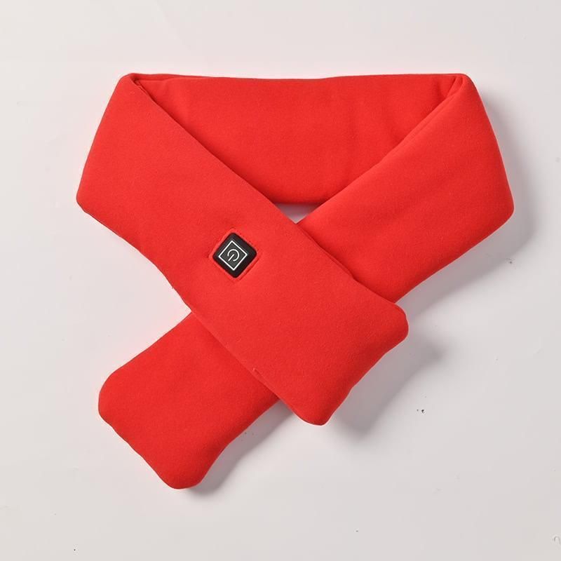 USB Rechargeable Graphene Heated Neck Warmer Red