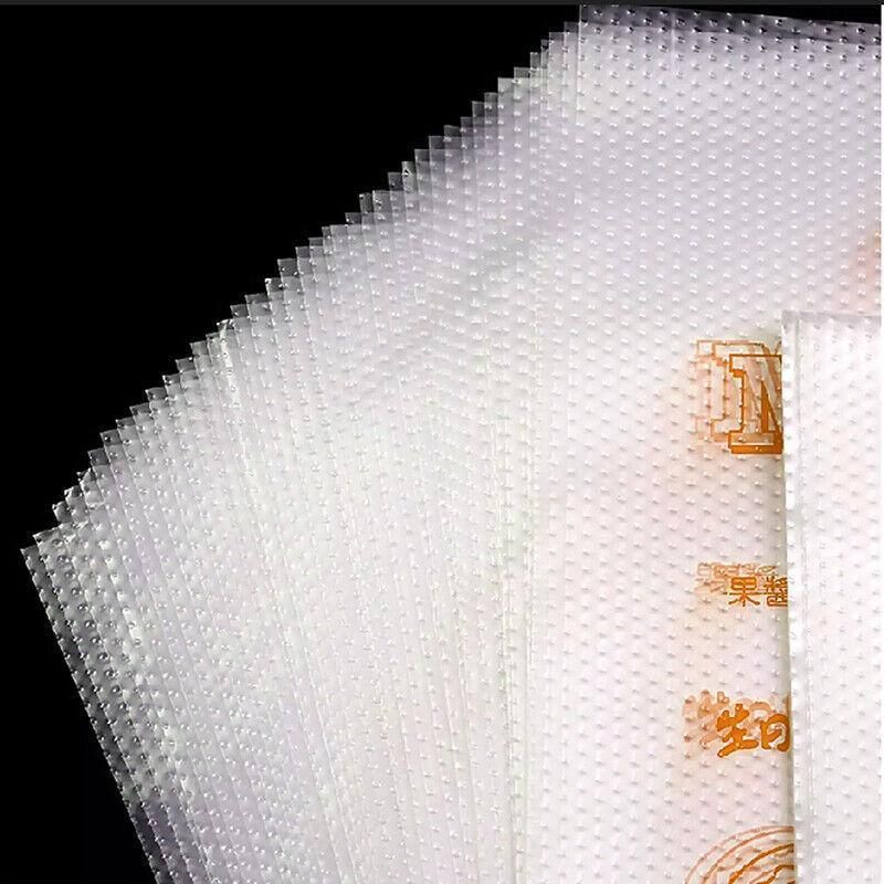 100-200Pcs Disposable Piping Bags For Cake Decor Icing Frosting Piping Nozzles - Yellow (Thick)-Small *100 PCS — image 5