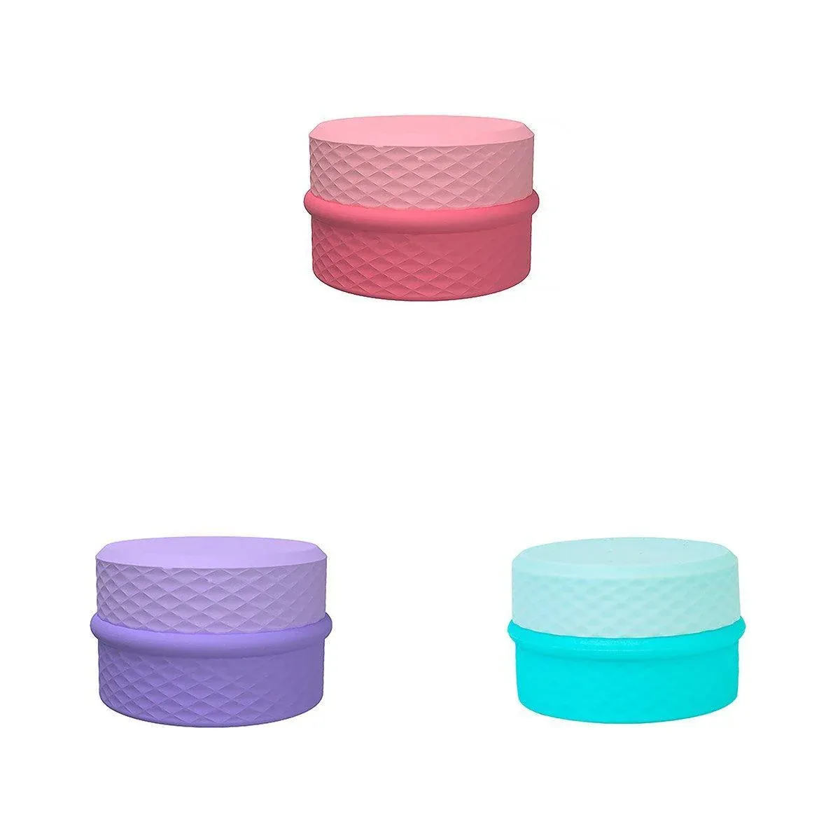 Silicone Jewelry Storage Box Portable Travel Packaging Outdoor Organizer - Pink — image 3